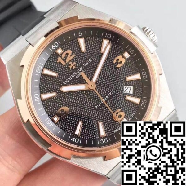 4 588 Vacheron Constantin Overseas 47040 JJ Factory 1:1 Best Edition Svizzera ETA9015 Cinturino in gomma nera