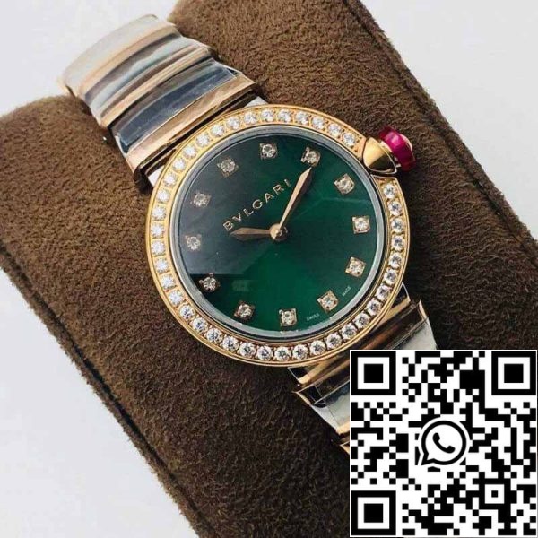 4 58 070b0ba9 da07 42c9 b0f4 7ca19d92b636 Bvlgari LVCEA 1:1 Best Edition BV Factory Diamond-set Green Dial