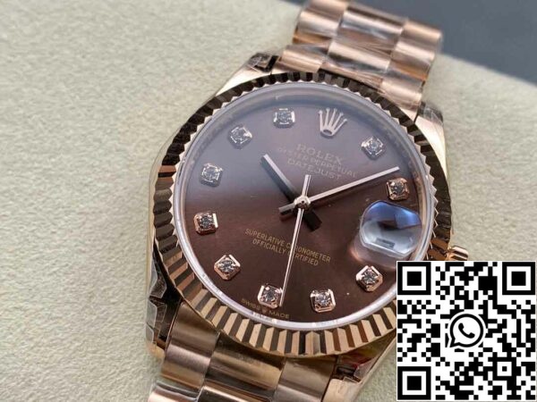 4 59 66ebedbe c035 4393 9f76 bfeac8fbff3b6 Rolex Datejust M278275-0010 31MM 1:1 Best Edition GS Factory Chocolate Dial