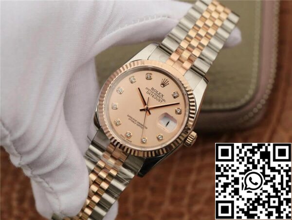 4 59 d4dc40c8 17b7 461b b69c 7d0ea1c7b4b6 Rolex Datejust 116231 36MM 1:1 Best Edition GM Factory Diamond-set Quadrante Rosa