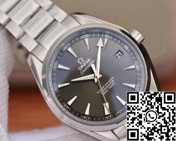 4 5 0e7bc32a 3732 42f6 9bb4 8c7e34bc0b43 Omega Seamaster Aqua Terra 150M 231.10.42.21.02.002 VS Factory 1:1 Best Edition Swiss ETA8500 Grey Textured Dial