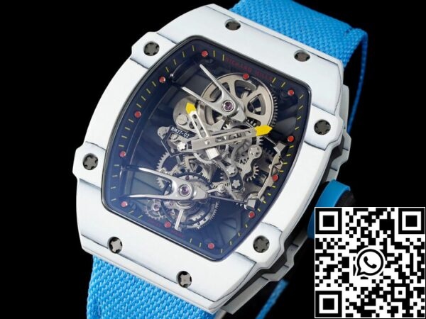 4 5 338e30a0 9bb8 4743 a7f8 b428ea937d6b Richard Mille RM27-02 라파엘 나달 투르비옹 1:1 베스트 에디션 RM 팩토리 블루 스트랩