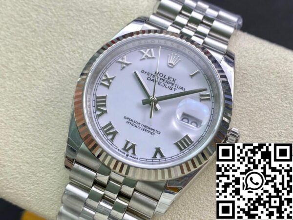 4 5 45c1a639 439d 46cb a309 d48b7fa01e17 Rolex Datejust M126234-0025 1:1 Best Edition EW Factory Vit urtavla