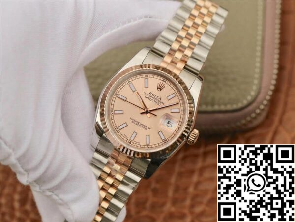 4 60 d3ac76fa d218 41b8 bd4b 8051bb257bea Rolex Datejust 116231 36MM 1:1 Най-добро издание GM Factory Rose Gold Pink Dial