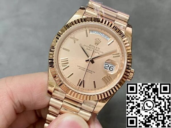 4 60 fac80138 7e3b 4cb1 bc20 9426ff72f61f Rolex Day Date M228235-0001 1:1 Най-добро издание GM Factory Rose Gold V2