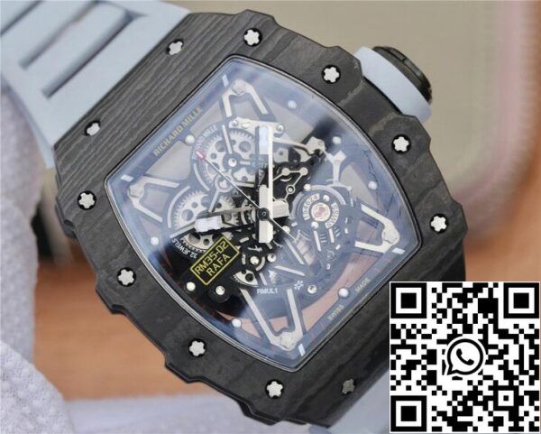 4 61 2951203d b837 43fd 909a 9f9df0651b4e Richard Mille RM-035 KV Factory 1:1 Beste Edition Schwarze Kohlefaser