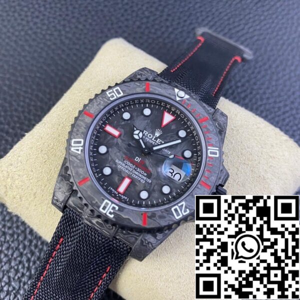 4 61 ad8078ac 13f9 4df9 a966 97845a7bb7d2 Rolex Submariner 1:1 Best Edition VS Factory DIW Carbon Fiber Nylon Velcro Strap