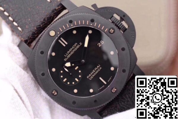 4 623 Panerai Luminor Submersible PAM508 VS Factory 1:1 Best Edition Sveitsin ETA P9000 musta Superlumed Dial