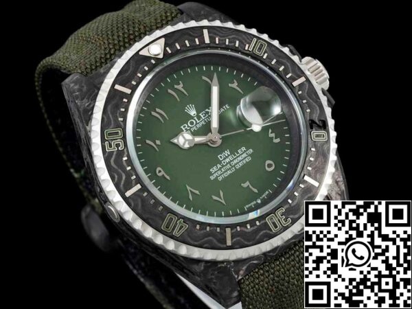 4 62 35733b39 0d9b 4640 bcb4 da02a2740877 Rolex Sea-Dweller 1:1 Най-добро издание Diw Фабрика за въглеродни влакна Зелен циферблат