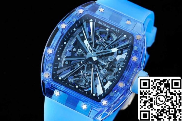 4 62 6077f3f2 6044 4cb0 9341 1f68c3daa786 Richard Mille RM12-01 1:1 Best Edition RM Factory Tourbillon átlátszó változat tokja