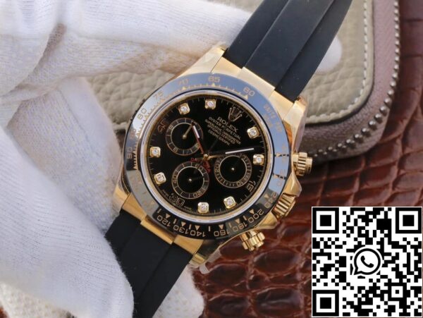 4 63 4a5645c2 a65c 43c9 b9e3 c5c6c8f7561b Rolex Daytona Cosmograph M116518ln-0046 1:1 Best Edition JH Factory Fekete Számlap