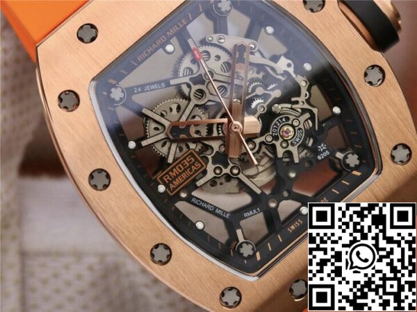 4 63 bb2c50fe b72b 438e 99f2 439cb842ba4b Richard Mille RM035 Amerika KV Fabriek 1:1 Beste Editie Oranje Band