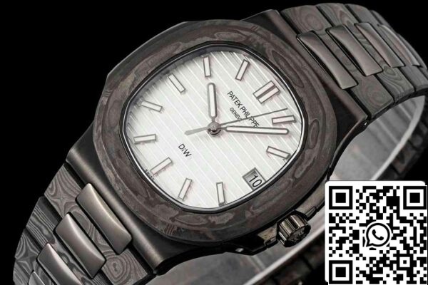 4 64 3339c67d 6732 4ba1 a7ff 129e7c98bc56 Patek Philippe Nautilus 5711 DiW 1:1 Best Edition Valkoinen kellotaulu