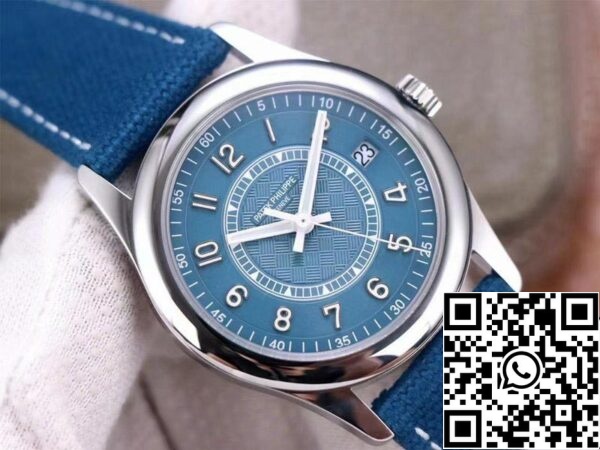 4 64 3c1df7e9 f677 4d37 9701 11637de90fe5 Patek Philippe Calatrava 6007A-001 1:1 Best Edition ZF Factory Cadran bleu