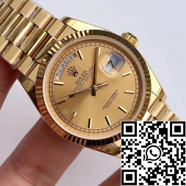 4 64 3e39a0c4 d704 4d52 b753 2fb5f3212e66 Rolex Day Date M128238-0045 1:1 Best Edition EW Factory Champagne Dial Swiss ETA3255