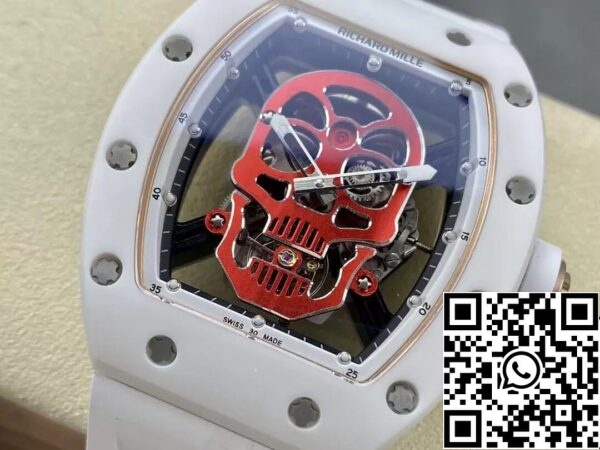 4 65 63308c3a 874b 4b32 a22d 8d895dc7daa9 Richard Mille RM52-01 1:1 Best Edition YS Factory Tourbillon Cassa in ceramica Cinturino in gomma