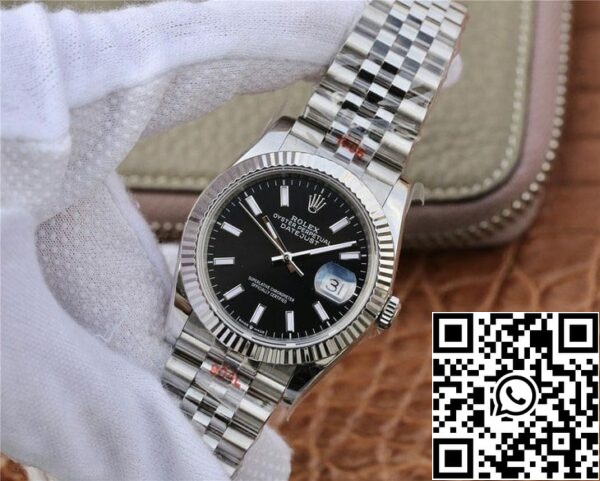 4 65 7a01f596 1bfa 47e6 90bc 75dacad48e8d Rolex Datejust M126234-0015 1:1 Best Edition GM Fabriek Zwarte Wijzerplaat