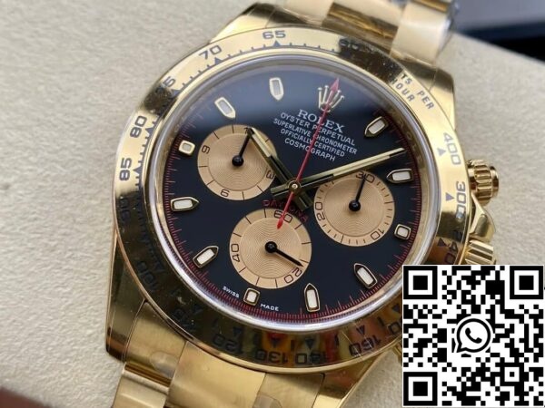 4 65 ebc1d1b3 b047 4da0 85d5 6b4be8ec2a57 Rolex Cosmograph Daytona M116508-0009 1:1 Najboljša izdaja Čista tovarna Črna številčnica