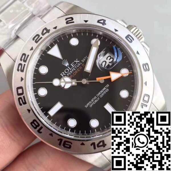 4 66 85bf418b 53df 4c35 ad9c d784c50a58d6 Rolex Explorer II 216570 Noob Factory V7 Men Watches 1:1 Best Edition Swiss ETA3187 Black Dial