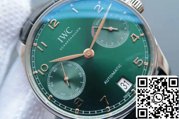 4 66 85d99b5f fee4 470e ace2 b726be9e886b IWC Portugieser IW500708 1:1 Best Edition ZF Factory V5 Grön urtavla