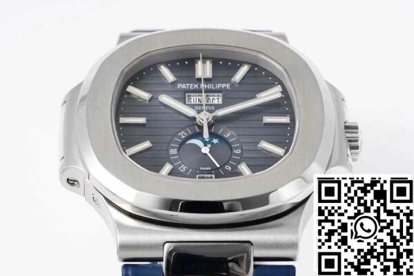 4 66 9104c6a1 b9e7 48e0 b650 96bd632b8f60 Patek Philippe Nautilus 5726/1A-014 1:1 Best Edition PPF Factory Sininen Musta Gradientti Soittaa