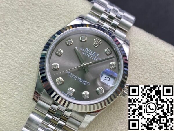 4 68 7776248b abed 4d96 8a7d e9f170dd4cdddd Rolex Datejust M278274-0008 31MM 1:1 Best Edition EW Factory szürke számlapja