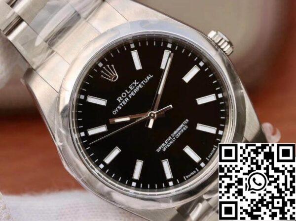 4 6 235a1547 9965 402a 9bbb 67873511c25d Rolex Oyster Perpetual 114300 39mm AR Factory 1:1 Best Edition Sveitsin ETA3132 Musta Dial