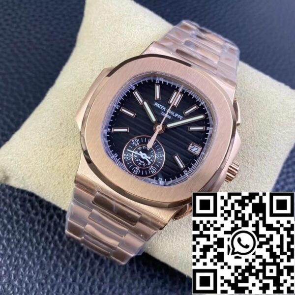 4 6 ae69fc1c e0e9 4c54 b1e1 85d90c274ca2 Patek Philippe Nautilus 5980/1R-001 1:1 Beste Editie 3K Fabriek V2 Zwarte Wijzerplaat