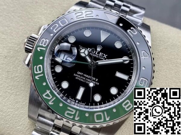 4 70 Rolex GMT Master II M126720vtnr-0002 1:1 Best Edition C+ Factory Lunetta in ceramica