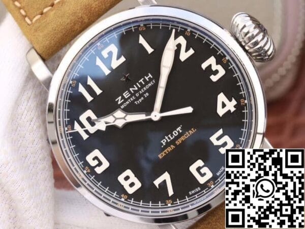 4 702 Zenith Pilot 03.2430.3000/21.C738 XF Factory 1:1 Best Edition Svizzera ETA2824-2