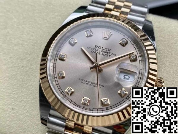 4 70 1c1987f5 3c0a 425d b41d c14e8c855e47 Rolex Datejust 41MM M126331-0008 1:1 Best Edition Clean Factory Rose Gold