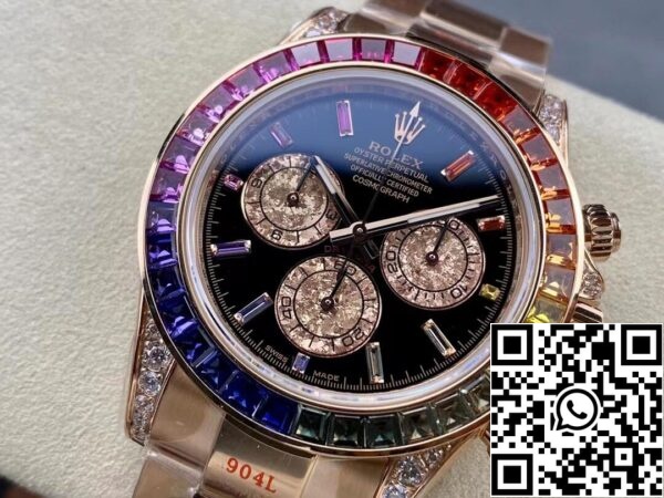 4 71 f82bd139 1d35 44e9 9dc8 401d655cb452 Rolex Daytona 116595 RAINBOW rózsaarany 1:1 Best Edition IPK Factory rózsaarany Rolex Daytona 116595 RAINBOW Rose Gold 1:1 Best Edition IPK Factory Rose Gold