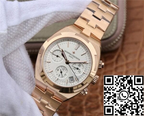 4 71 f83d6884 0e19 4aa8 8289 6efbfc634d81 Vacheron Constantin Overseas 5500V/000R-B074 1:1 Best Edition 8F Gyári rózsa arany