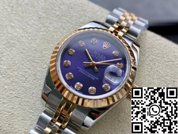 4 72 Rolex Datejust M279171-0015 28MM 1:1 Най-добро издание BP Фабрика лилав циферблат