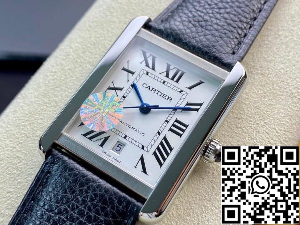 4 72 c12aadd3 39eb 4a42 aa7b 30a49e4fa891 Cartier Tank WSTA0029 1:1 Best Edition AF Factory Белый циферблат