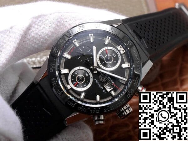 4 73 5dcaa3e9 f4f4 44c1 b4ab 717a4063caf2 TAG Heuer Carrera CAR201Z.FT6046 1:1 Best Edition XF Factory Quadrante nero