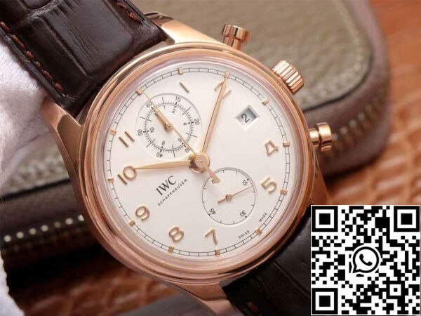 4 73 9851495f 0edd 4fad b84f e81caa3e9168 IWC Portugieser IW390301 1:1 Best Edition ZF Factory White Dial