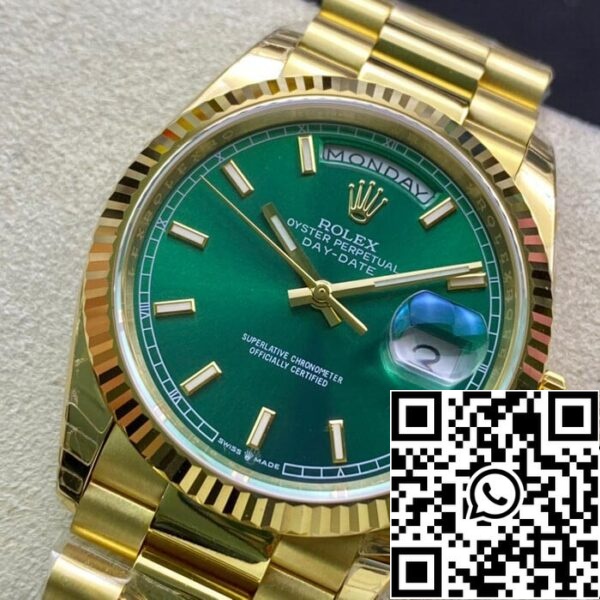 4 74 Rolex Day Date 118238 1:1 Best Edition EW Factory Ouro Amarelo