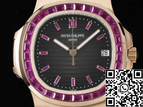 4 76 c6805a05 e719 4797 a862 77980c906bdd Patek Philippe Nautilus 5711 1:1 Best Edition GR Factory Rose Gold Diamond Bezel