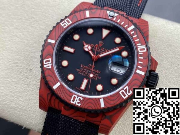 4 77 7e32ea96 db27 41e1 b593 125b846a390a Rolex Submariner 1:1 Best Edition VS Factory Caja de fibra de carbono roja