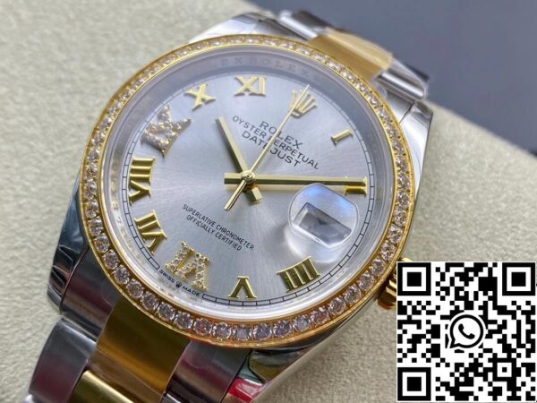 4 77 8d86c175 bb7a 43c0 afd4 1b63059d8275 Rolex Datejust M126283RBR-0018 1:1 Best Edition EW Factory Silver Dial