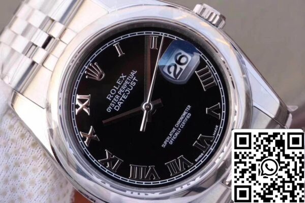 4 77 f3ddd6b2 f317 4f9d bf34 830928381c56 Rolex Datejust 36mm 116234 AR Factory 1:1 Best Edition Swiss ETA3135 Μαύρο καντράν