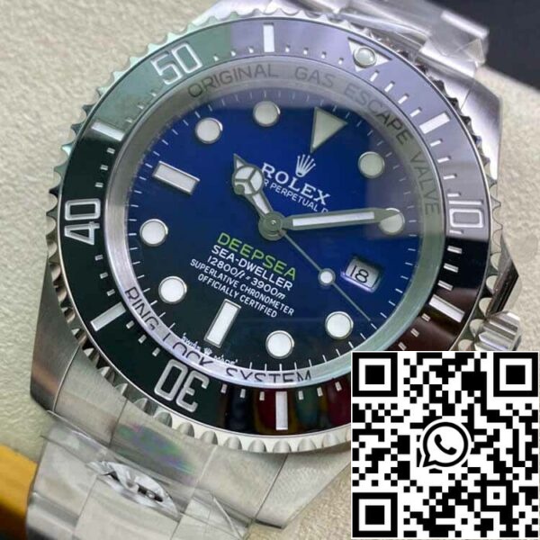 4 781 Rolex Deepsea Sea-Dweller 116660 "D-BLUE" AR Factory 1:1 Best Edition svájci ETA3135 kék/fekete számlapú Rolex Deepsea Sea-Dweller 116660 "D-BLUE" AR Factory 1:1 Best Edition kék/fekete számlap