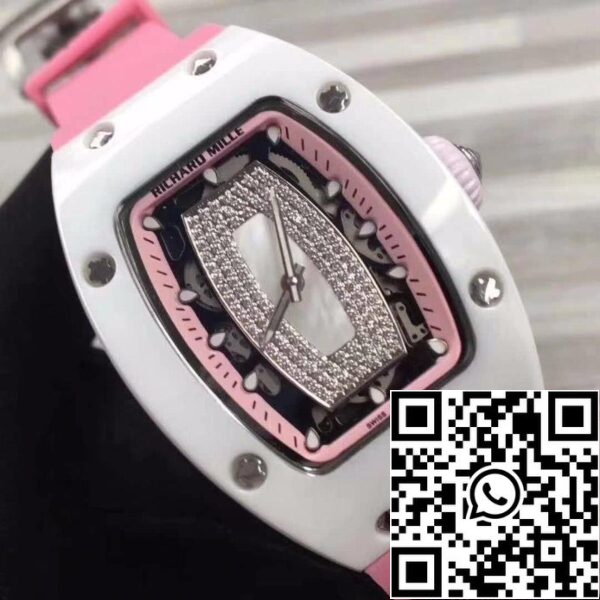 4 785 Richard Mille RM07 1:1 Best Edition Swiss ETA6T51 Mostrador vermelho com diamantes