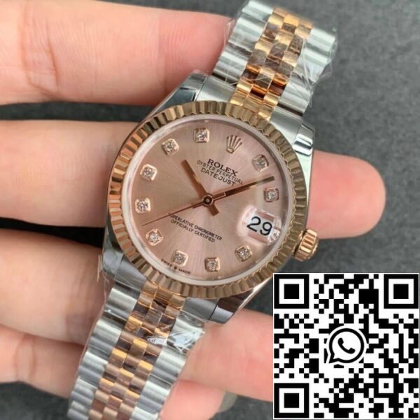 4 78 e5a878b4 87f9 4121 8b5f 445d42af571a Rolex Datejust M278271-0024 1:1 Best Edition GS Factory Quadrante oro rosa