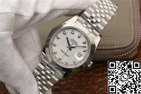 4 80 Rolex Datejust M126300 1:1 Best Edition EW Fabriek met diamant gezette wijzerplaat