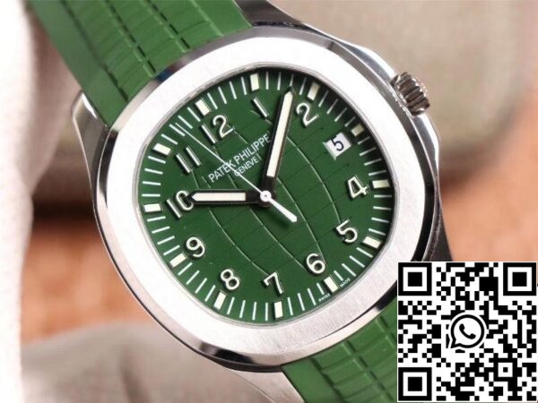 4 81 Patek Philippe Aquanaut 5168G 1:1 Best Edition ZF fabriek groene wijzerplaat Zwitserse Cal.324 SC