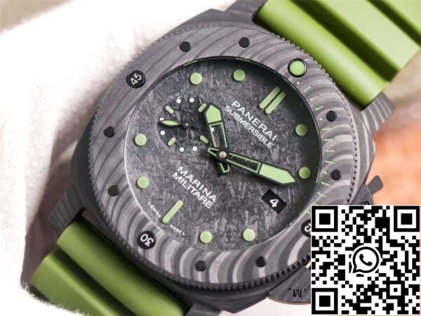 4 82 fda8014a cabf 49f8 bb24 5134428649f8 Panerai Submersible PAM00961 1:1 Best Edition VS Factory Camo Μαύρο καντράν Ελβετικό P.9010