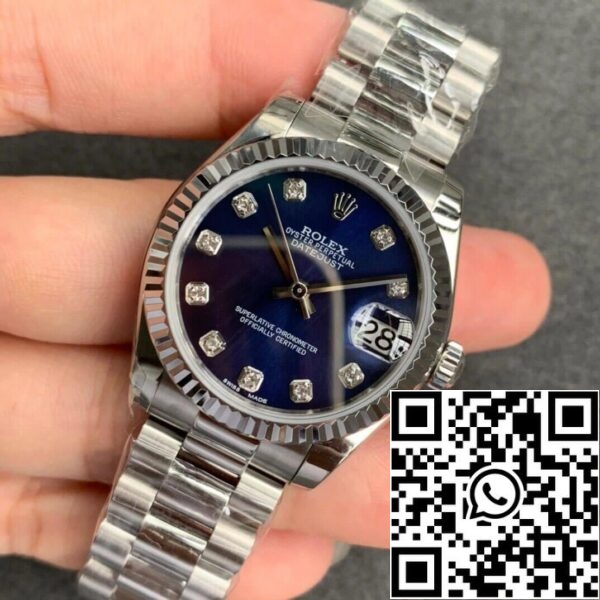 4 83 4d055144 3571 41ad 8eeb 7c68fcc90a60 Rolex Datejust 31MM 1:1 Meilleure édition GS Factory Cadran bleu