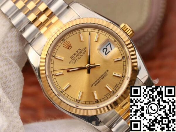 4 83 964dc723 a66e 43e2 8a4a c2931fab8ff1 Rolex Datejust II 116333 AR Factory 1:1 Best Edition Swiss ETA3135 Champagne Dial